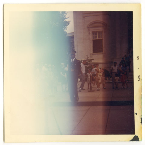 Old image, partially exposed