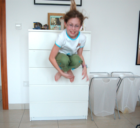 Madelyn floating