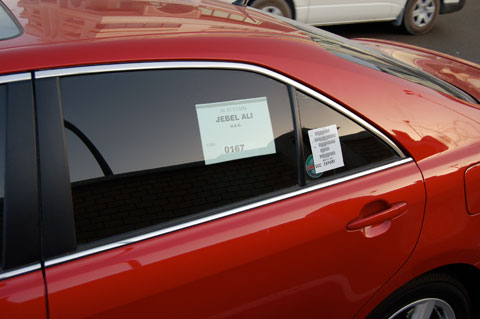 tinted window in the UAE